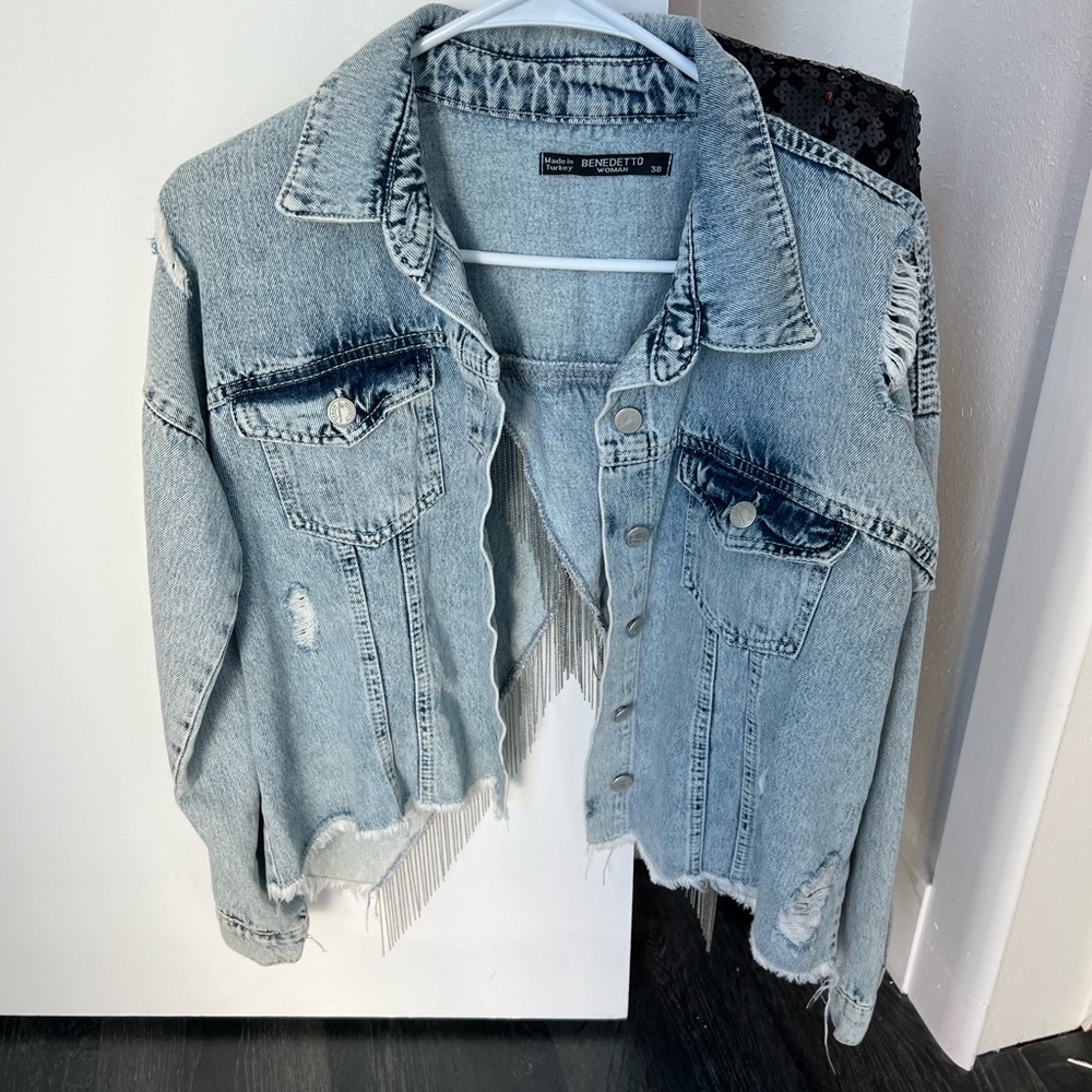 Custom denim jacket - new